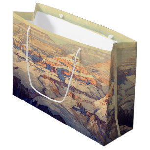 Grand Canyon, Yoshida, Woodcut Large Gift Bag