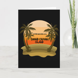 Grand Cayman Island Vacation Seven Mile Beach Card