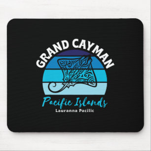 Grand Cayman Pacific Islands Stingray Family Vacat Mouse Pad