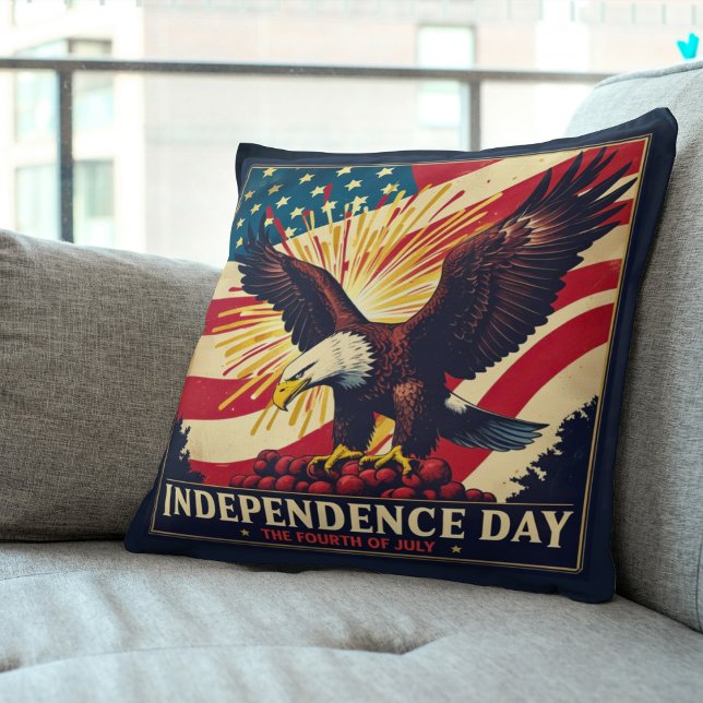 Grand Celebration: Independence Day Eagle Pillow (Grand Celebration: Independence Day Eagle Pillow!
I Unleash the Spirit of Freedom!)