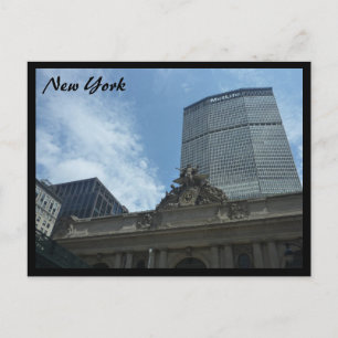 grand central facade postcard