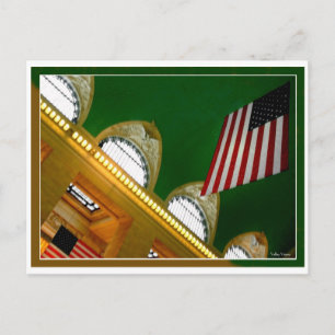 Grand Central Flag Postcard