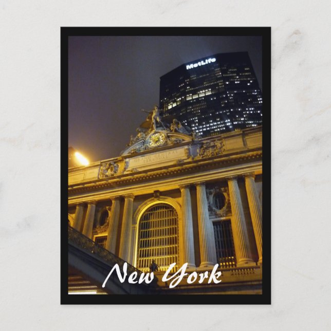 grand central nyc postcard (Front)