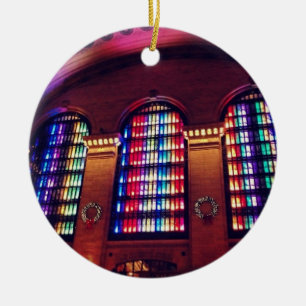 Grand Central Station Christmas Lights Ornament