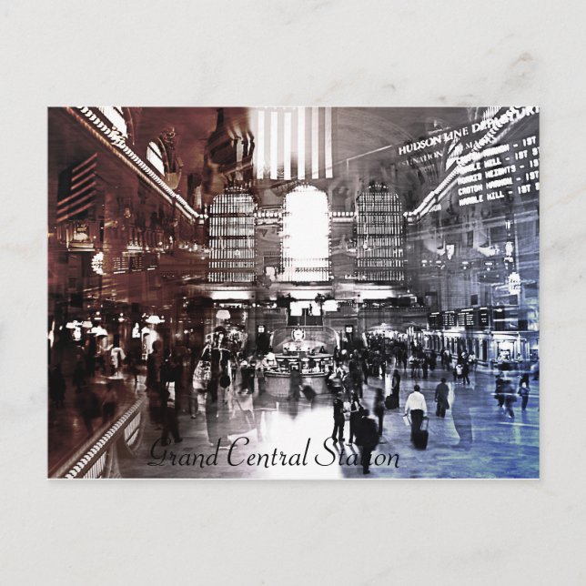 Grand Central Station, NYC Postcard (Front)