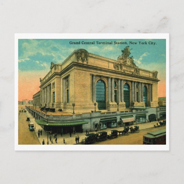 Grand Central Terminal, New York Vintage Postcard (Front)