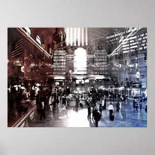 Grand central terminal, NYC, train station Poster