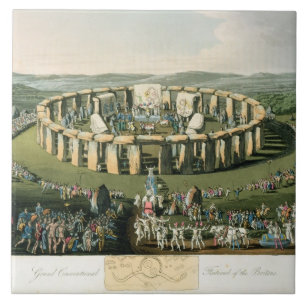 Grand Conventional Festival of the Britons, aquati Ceramic Tile