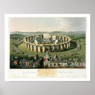 Grand Conventional Festival of the Britons, aquati Poster