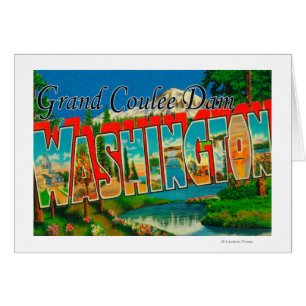 Grand Coulee Dam, Washington - Large Letter