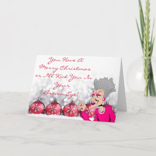 Grand Dame Christmas Card III (Front)