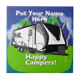 Grand Design Imagine Happy Campers Design Ceramic Tile