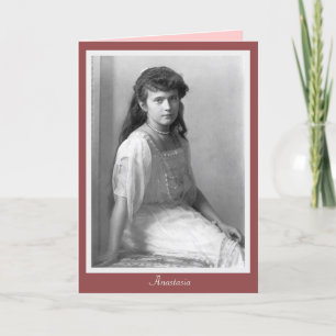 Grand Duchess Anastasia Nikolaevna of Russia 1914 Card