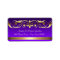 Grand Duchess Purple Gold Scroll Address Labels