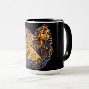 Grand Egyptian Museum Pharaoh Egypt Design Mug