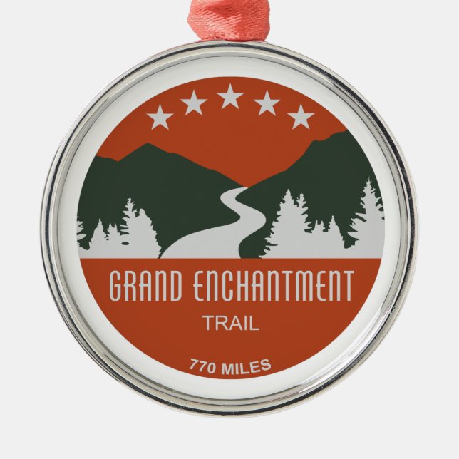 Grand Enchantment Trail Metal Ornament (Front)