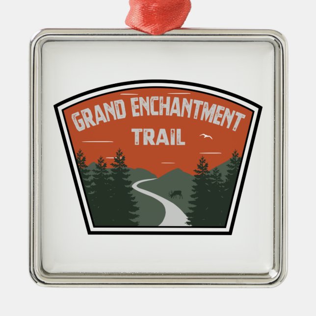 Grand Enchantment Trail Metal Ornament (Front)