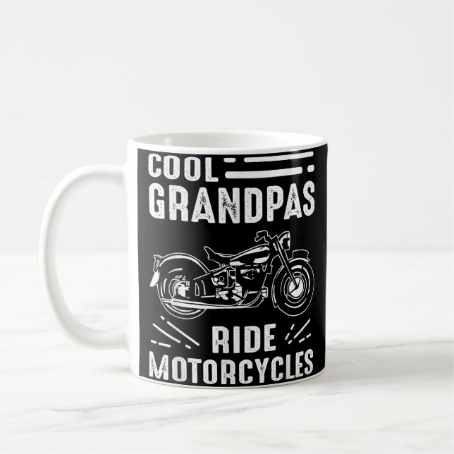 Grand Father Biker Coffee Mug (Left)