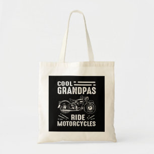 Grand Father Biker Tote Bag