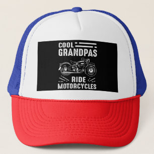 Grand Father Biker Trucker Hat