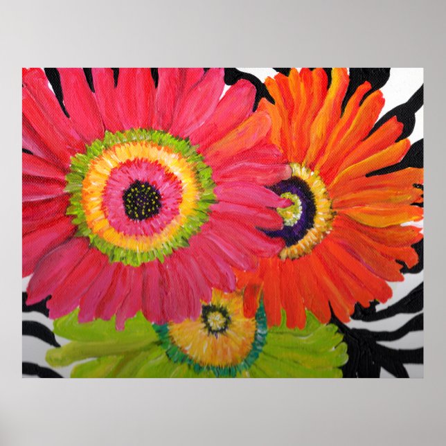 Grand Gerber Daisies Print (Front)