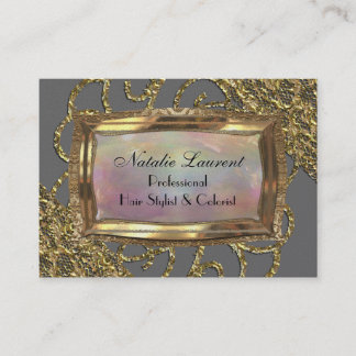 Grand Grey Fillmore Elegant  Professional Business Card