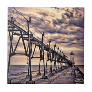 Grand Haven lighthouse and pier, Grand Haven Ceramic Tile