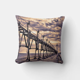 Grand Haven lighthouse and pier, Grand Haven Cushion