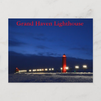 Grand Haven Lighthouse Postcard