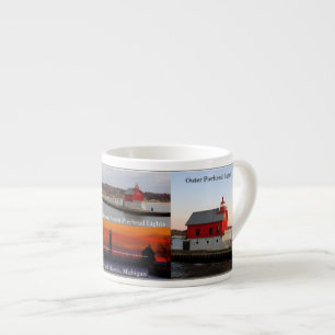 Grand Haven South Pierhead Lights espresso mug
