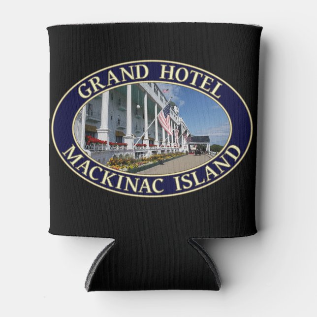 Grand Hotel Mackinac Island, Michigan Can Cooler (Front)