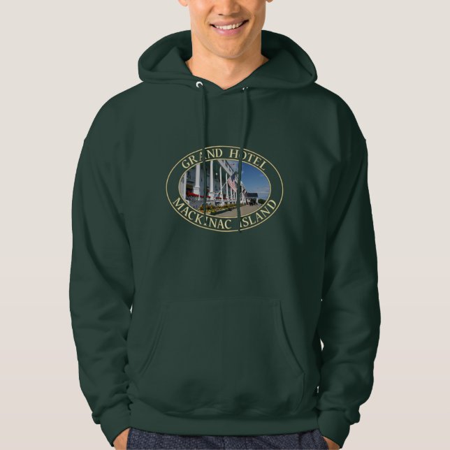 Grand Hotel on Mackinac Island, Michigan Hoodie (Front)