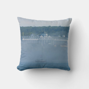 Grand Hotel Through The Fog Cushion