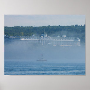 Grand Hotel Through The Fog Poster