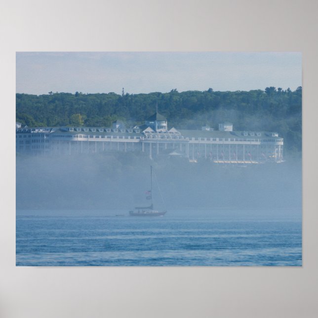 Grand Hotel Through The Fog Poster (Front)