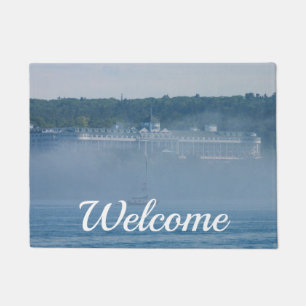 Grand Hotel Through The Fog Welcome Doormat