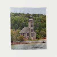 Grand Island East Channel Lighthouse tapestry