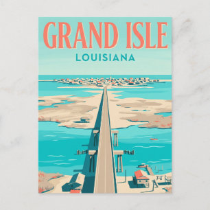 Grand Isle USA Postcard