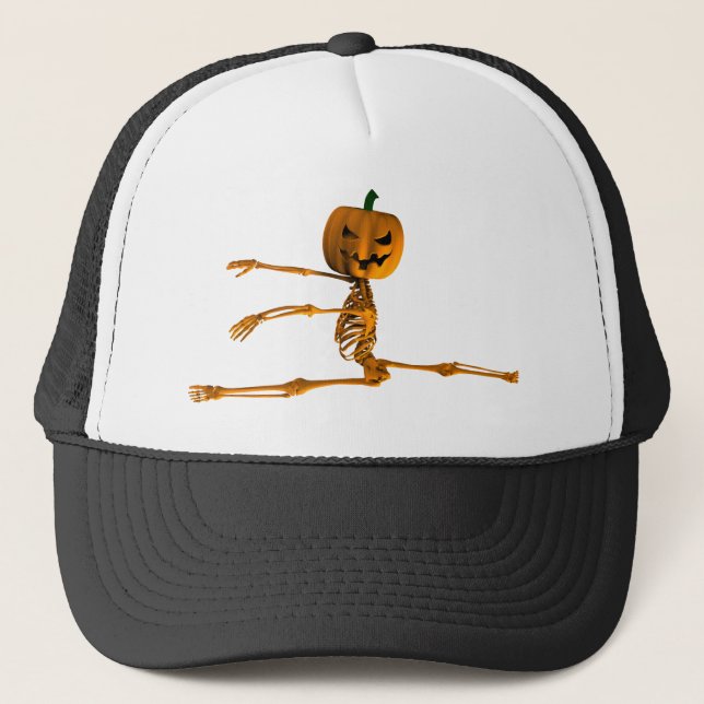 Grand Jeté Ballet Position Trucker Hat (Front)