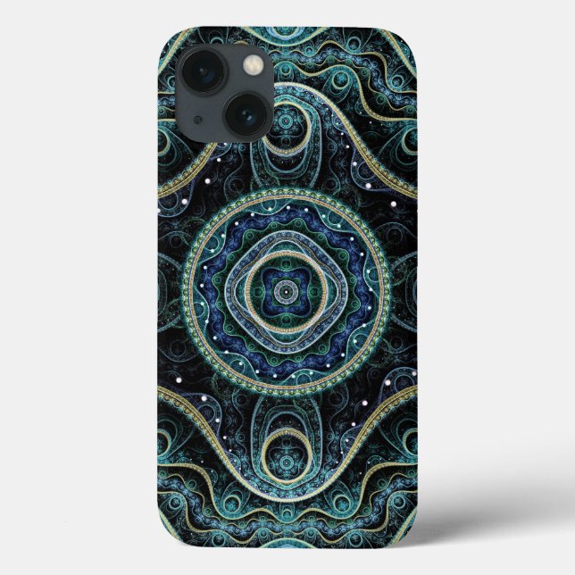 Grand Julian Fractal Mandala Art  Case-Mate iPhone Case (Back)
