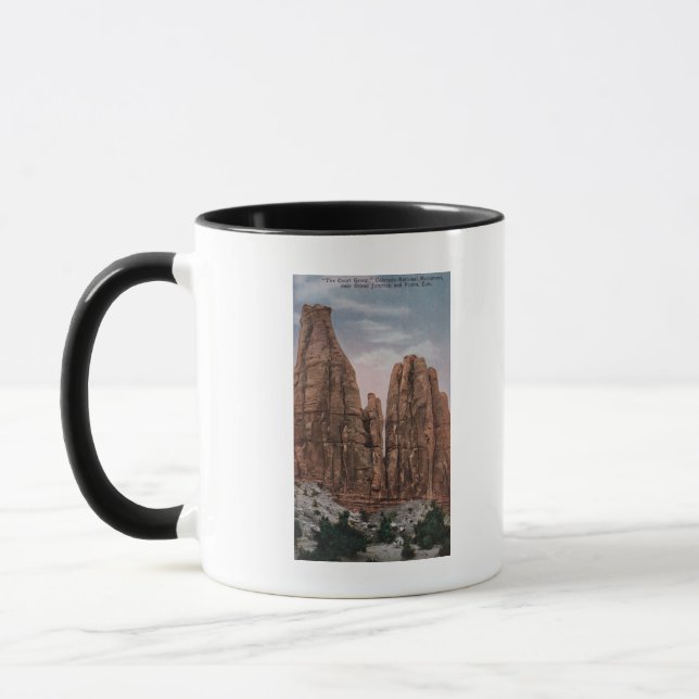 Grand Junction, CO - View of CO National Monument Mug (Left)