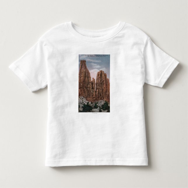 Grand Junction, CO - View of CO National Monument Toddler T-Shirt (Front)