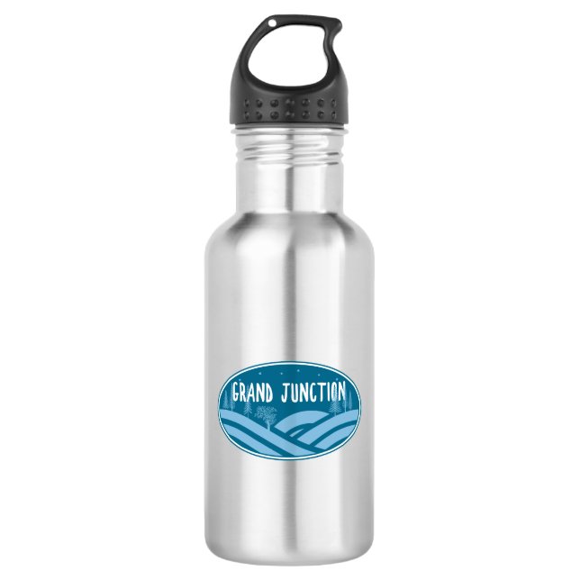 Grand Junction Colorado Outdoors 532 Ml Water Bottle (Front)