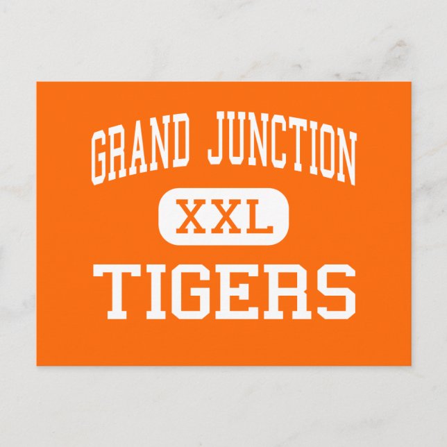 Grand Junction - Tigers - High - Grand Junction Postcard (Front)