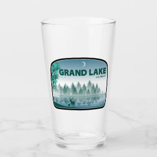 Grand Lake Colorado Deer Glass