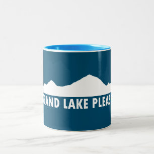 Grand Lake Colorado Please Two-Tone Coffee Mug