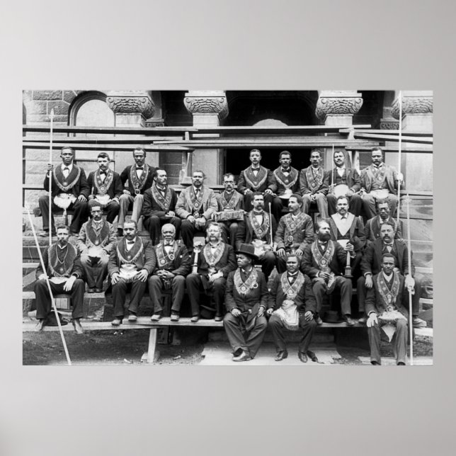 Grand Lodge of Masons: 1897 Poster (Front)