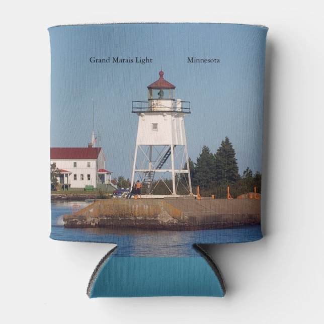 Grand Marais Light can cooler (Front)