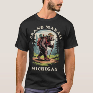 Grand Marais Michigan Mi Mountains Hiking Trail T-Shirt