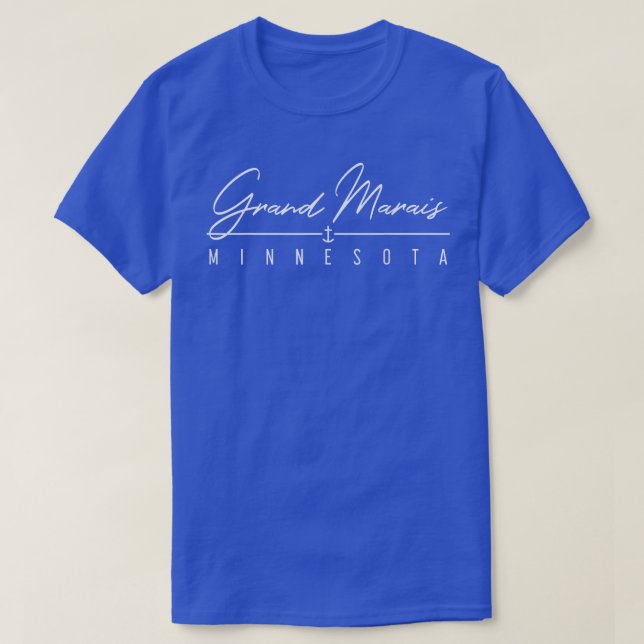 Grand Marais MN  T-Shirt (Design Front)